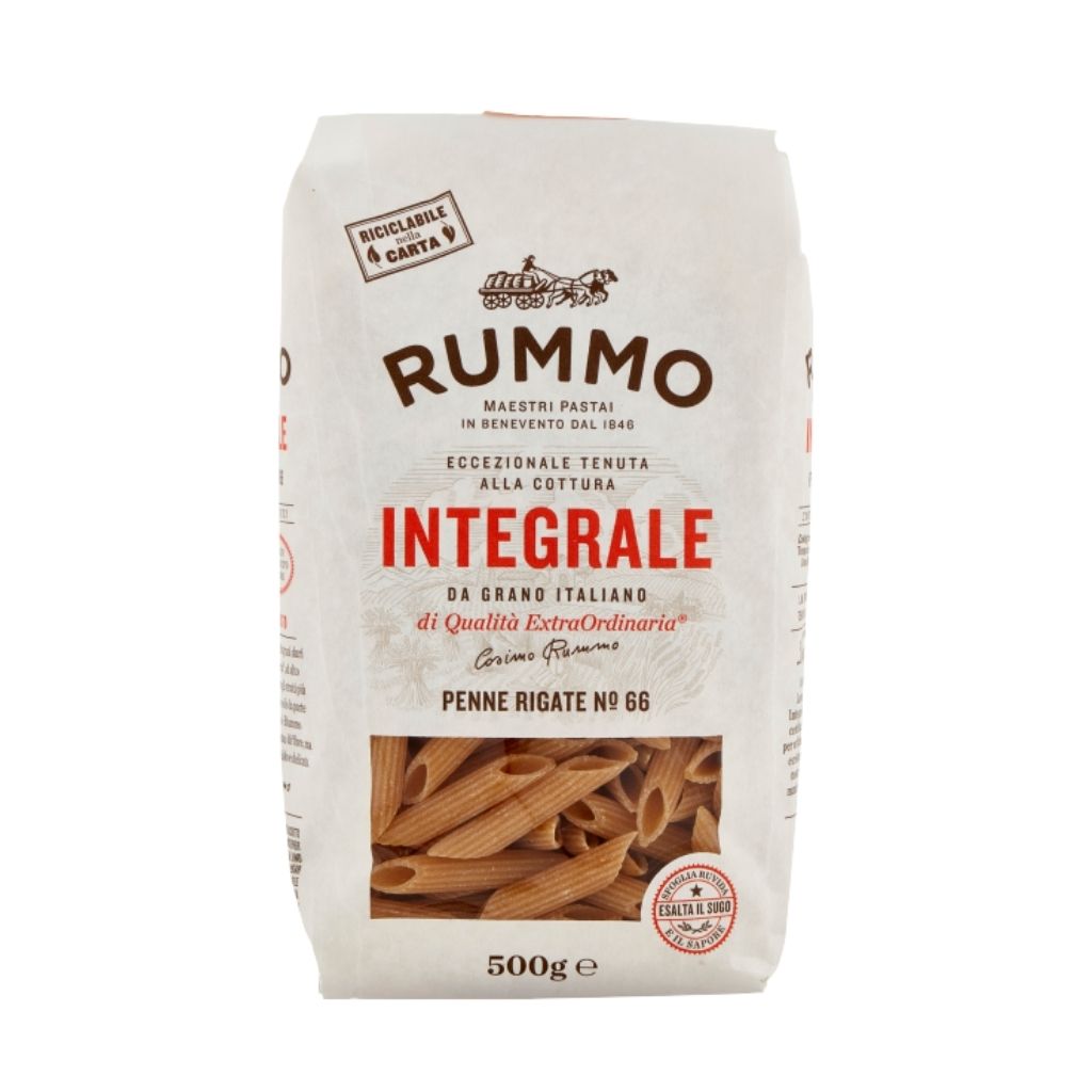 RUMMO WHOLE WHEAT PASTA PENNE RIGATE NO:66