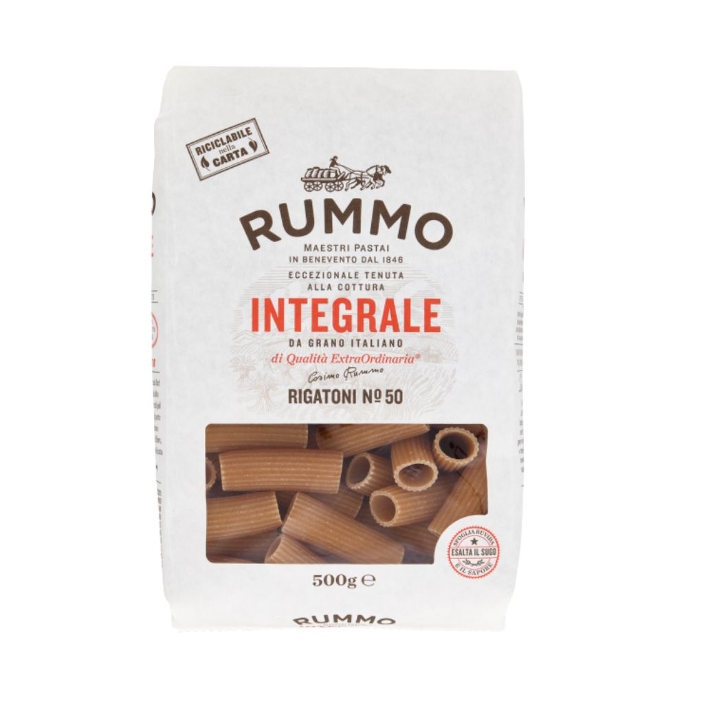RUMMO WHOLE WHEAT PASTA RIGATONI NO:50