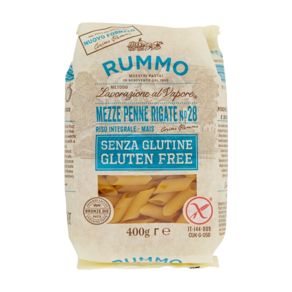RUMMO GLUTEN FREE PASTA MEZZE PENNE RIGATE NO:28