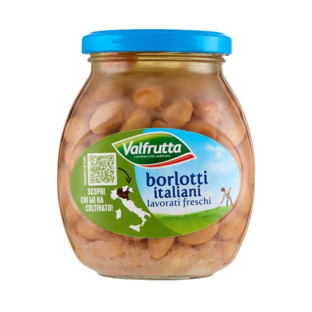 VALFRUTTA BORLOTTI BEANS IN BRINE