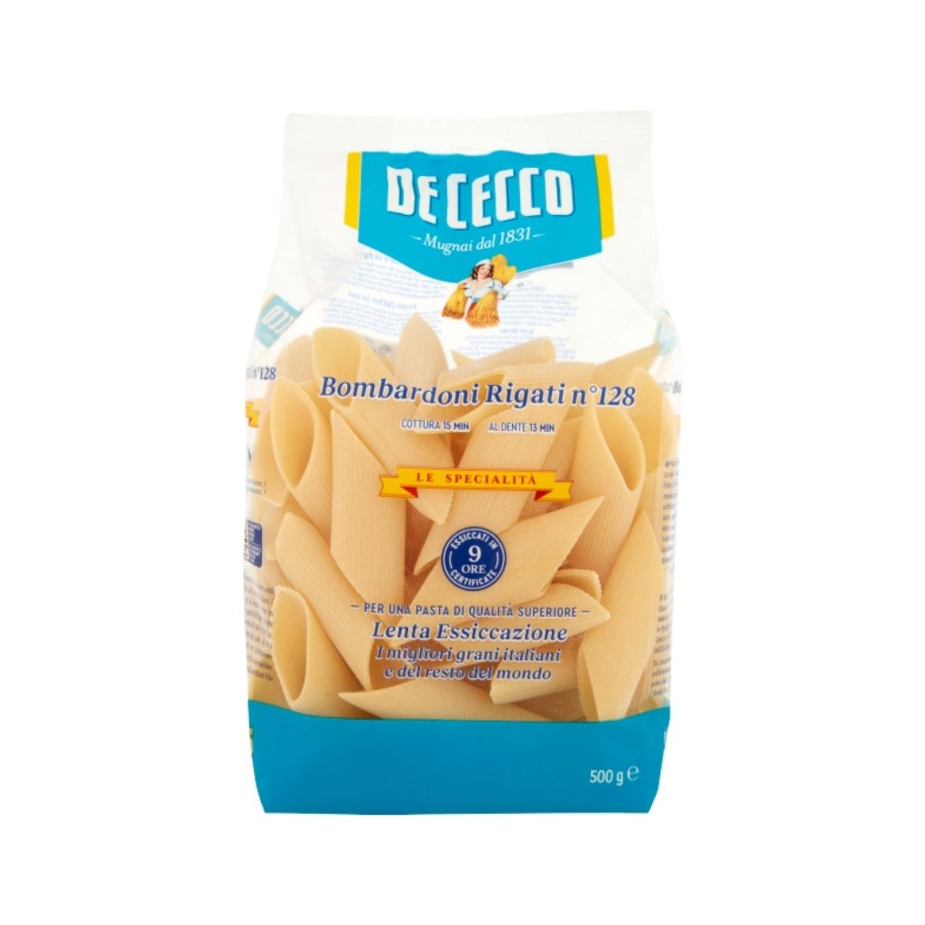 DE CECCO BOMBARDONI RIGATI PASTA N0:128