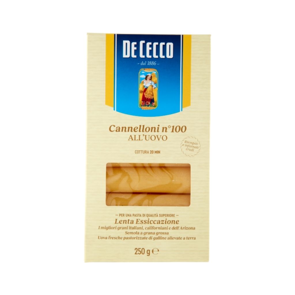 DE CECCO CANNELLONI ALL'UOVO PASTA