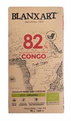 Blanxart Premium Organic & Vegan 82% CONGO Chocolate Bar 75g