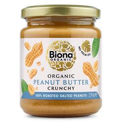 Organic Peanut Butter Crunchy With Salt 250g