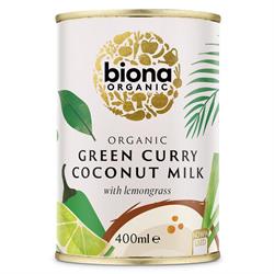 Organic Green Curry Coconut Milk 400ml