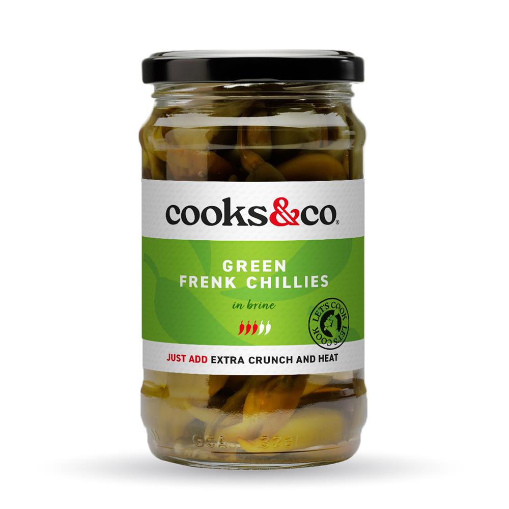 Cooks & Co Frenk Green Chillies 300g
