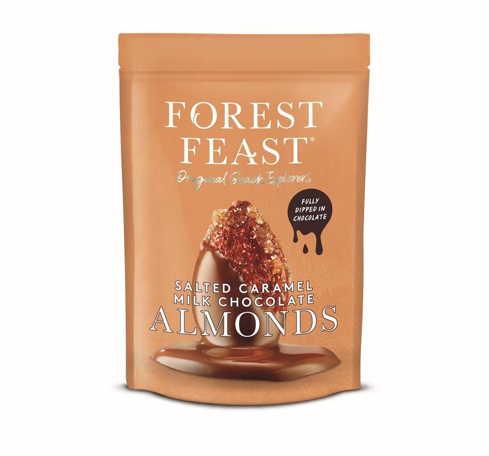 Forest Feast Salted Caramel Milk Chocolate Almonds 120g