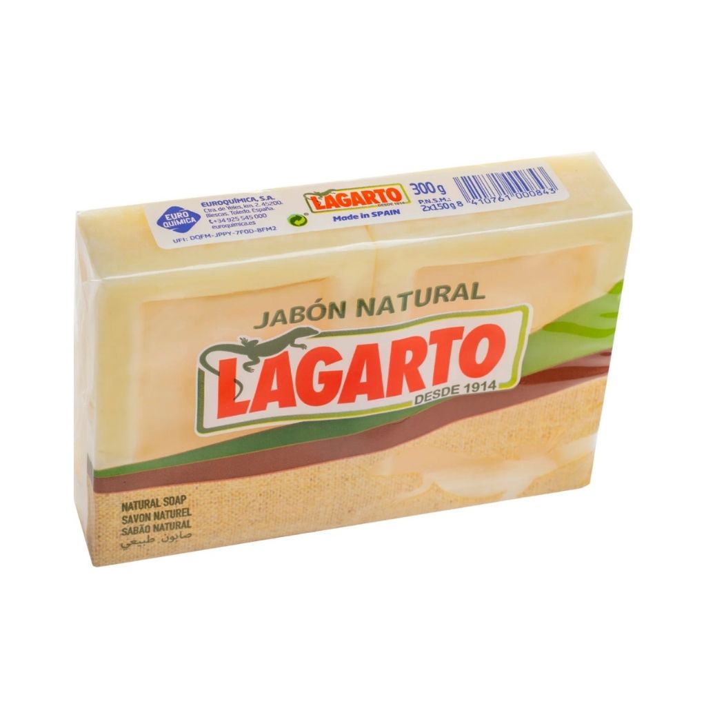 LAGARTO JABON NATURAL SOAP 2x150 GR.