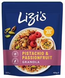 Lizi's Passionfruit Pistachio B/fast Cereal 400g