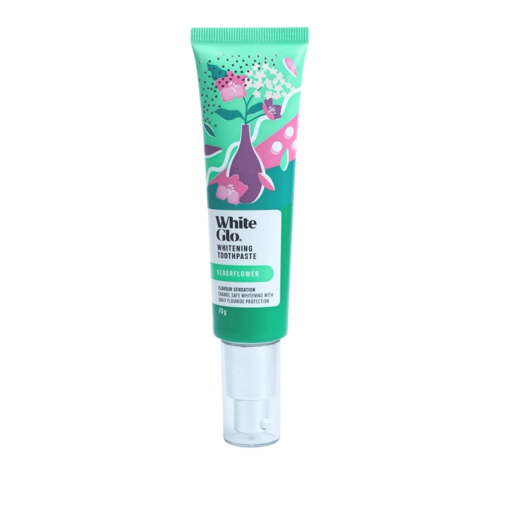 WHITE GLO Elderflower Toothpaste 70 GR