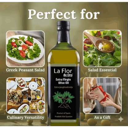 LA FLOR DE ORO EXTRA VIRGIN OLIVE OIL 1.0L