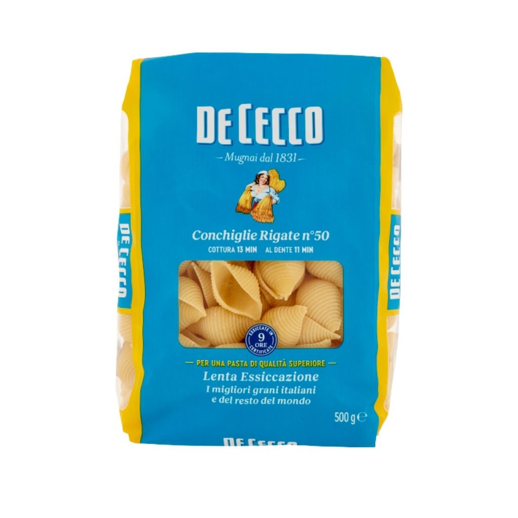 DE CECCO PASTA CONCHIGLIE RIGATE NO:50