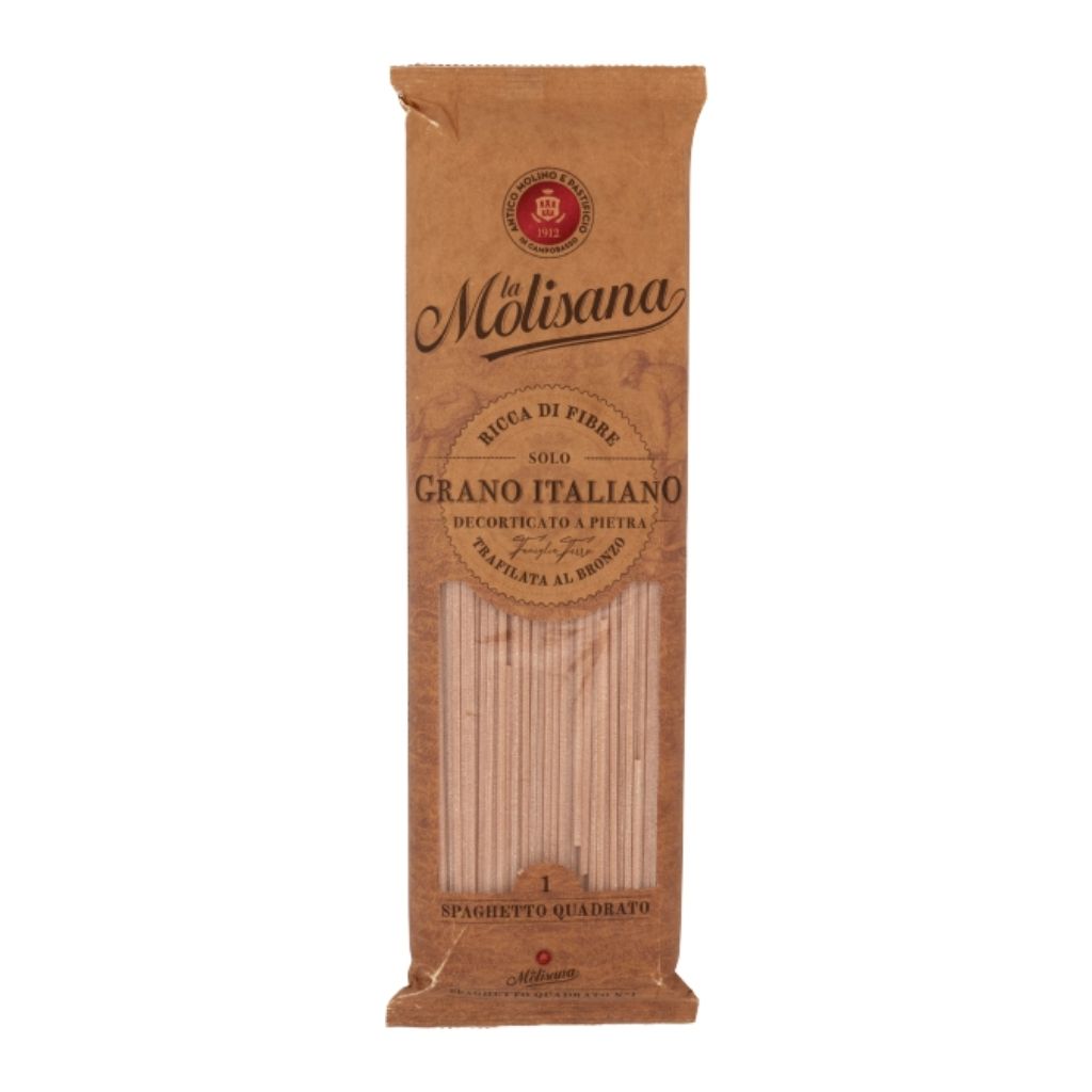 MOLISANA WHOLE WHEAT PASTA SPAGETTI QUADRATI N:1