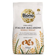 Whole Macaroni Pasta Organic Bronze Extruded 500g