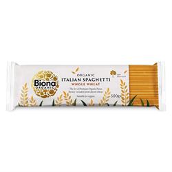 Organic Wholewheat Spaghetti Pasta 500g