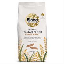 Organic Wholewheat Penne Pasta 500g