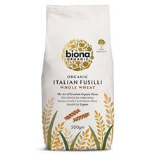 Organic Wholewheat Fusilli Pasta 500g