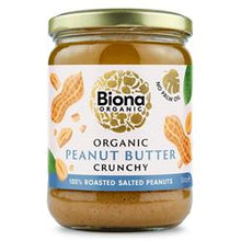 Biona Peanut Butter Organic Crunchy with Sea Salt 500g