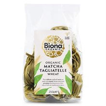 Biona Organic Matcha Wheat Tagliatelle Nests 250g