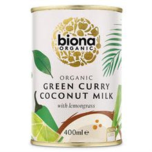 Organic Green Curry Coconut Milk 400ml