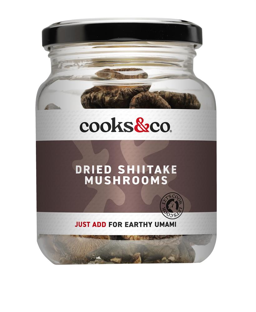 Cooks & Co Dried Shiitake Mushrooms 30g