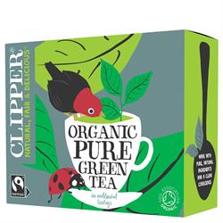 Clipper Fairtrade Organic Pure Green 80 Tea bags