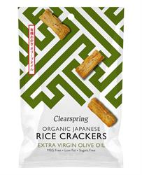 Organic Rice Cracker Olive Oil & Sea Salt 50g