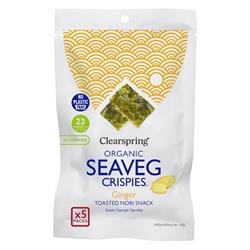 Ginger - Organic Seaveg Crispies Multipack (TRAYLESS) 20g