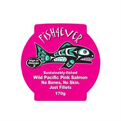 Wild Pacific filleted Pink Salmon 170g