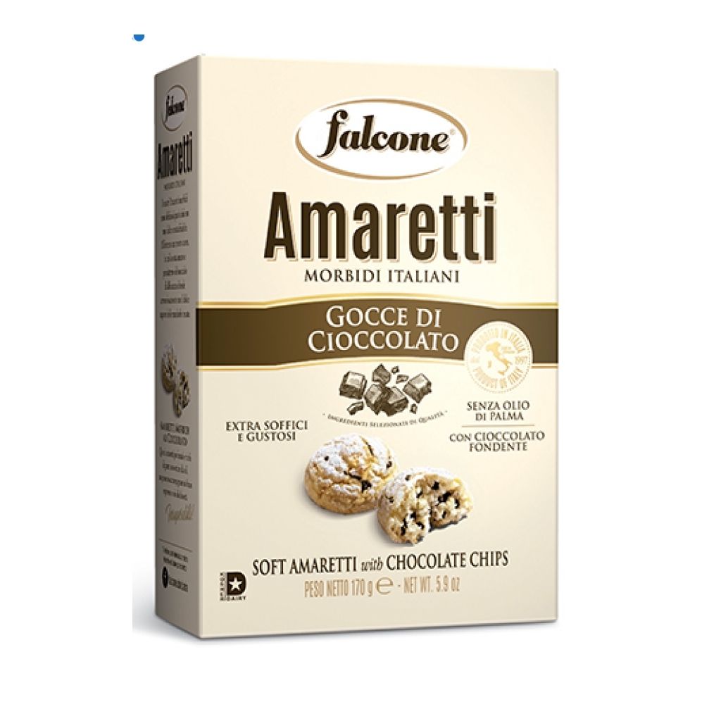 FALCONE SOFT AMARETTI CHOCOLATE 170 GR