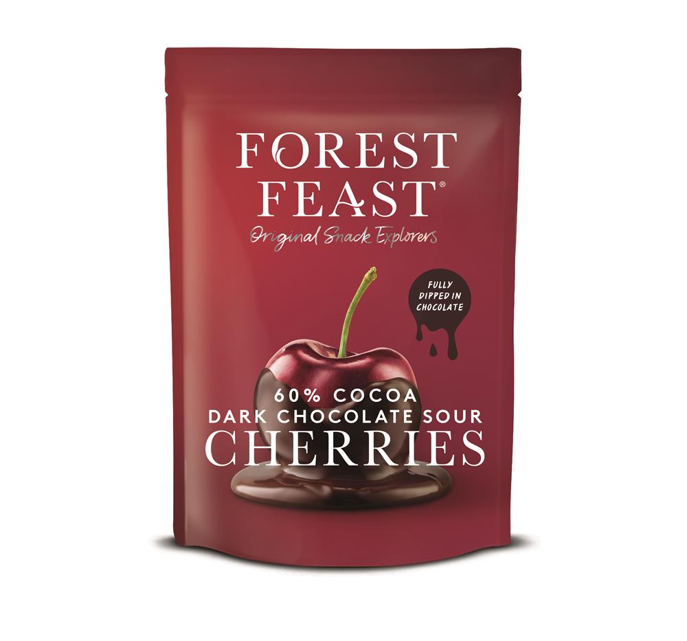 Forest Feast 60% Cocoa Dark Chocolate Sour Cherries 120g