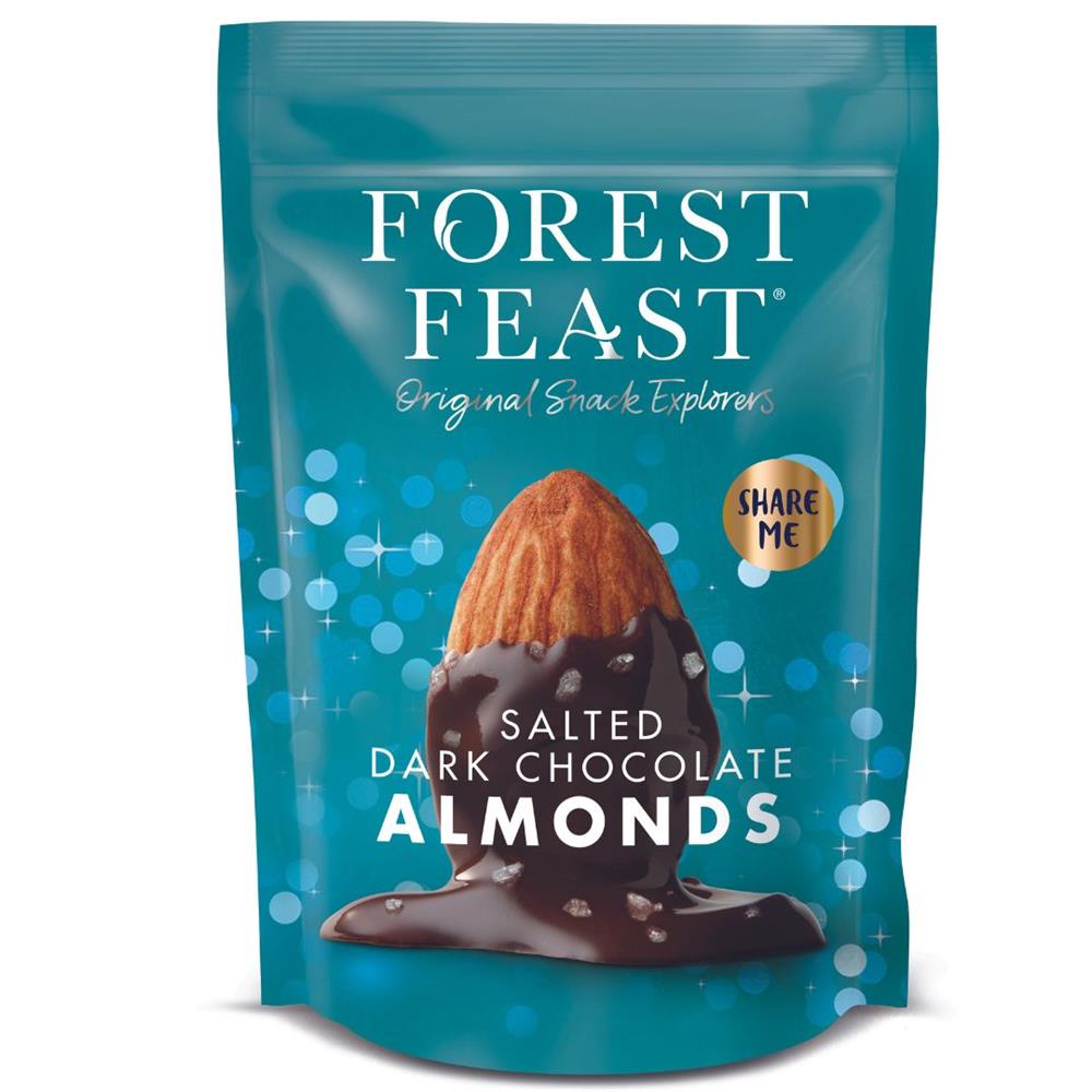 Forest Feast Salted Dark Chocolate Almonds Sharing Bag 270g