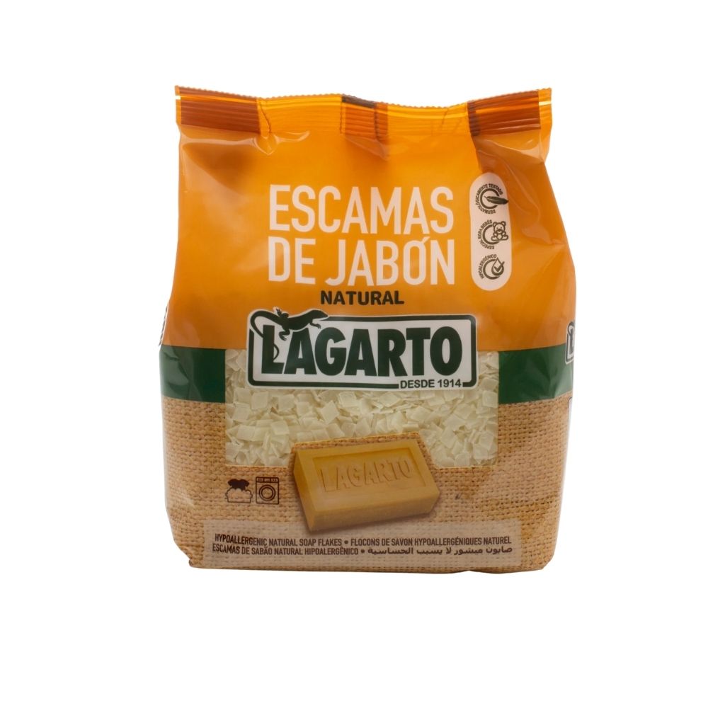 LAGARTO ESCAMAS DE JABON  Hypoallergenic Natural Lizard Soap Flakes  SOAP 400 GR-standart