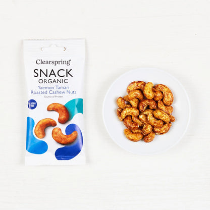 Snack Organic - Yaemon Tamari Roasted Cashew Nuts