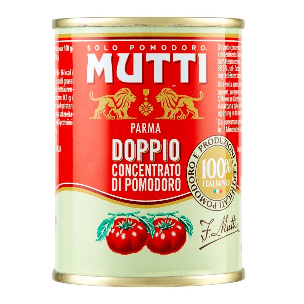 MUTTI DOUBLE CONCENTRATE ITALIAN TOMATO PUREE TIN 140GR