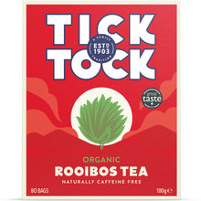 Tick Tock Organic Rooibos 80 Tea Bags