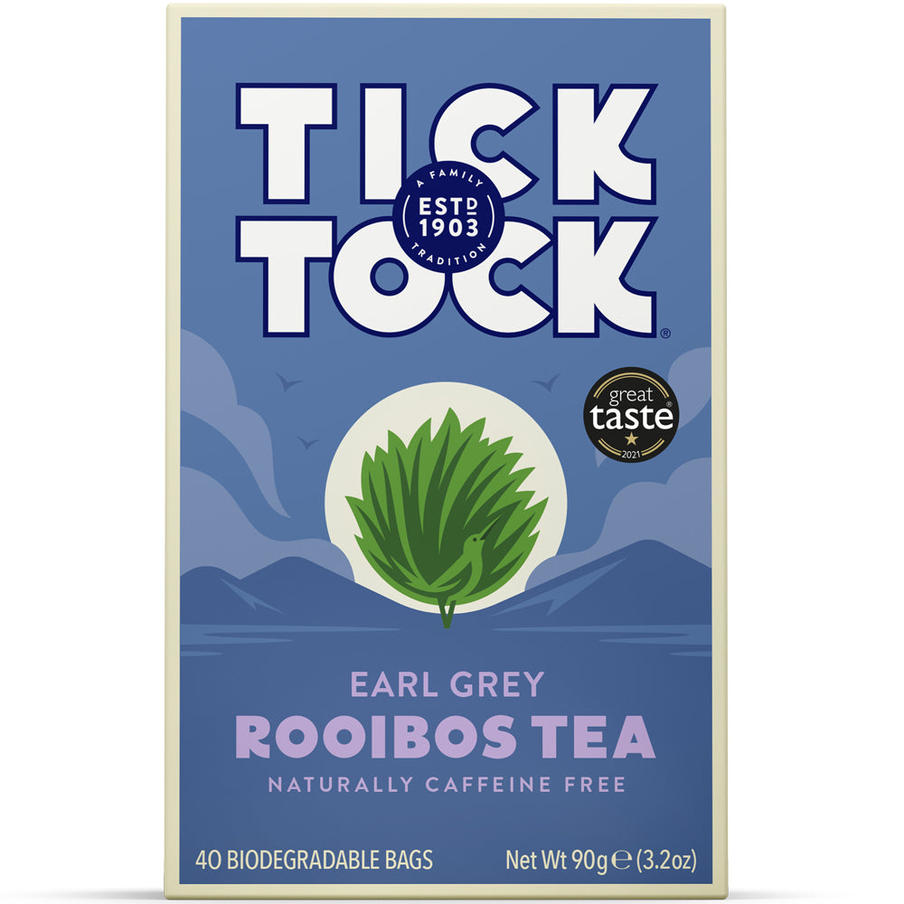 Tick Tock Rooibos Earl Grey 40 Tea Bags