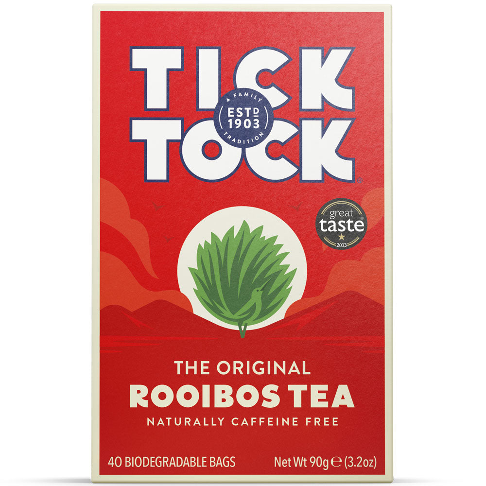 Tick Tock Organic Rooibos 40 Tea Bags