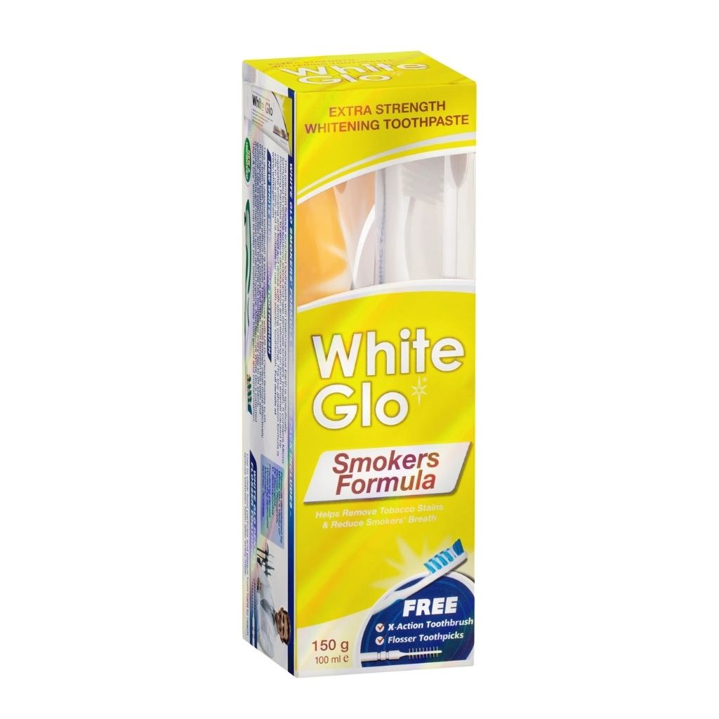 WHITE GLO Smokers Formula Toothpaste 100 ML