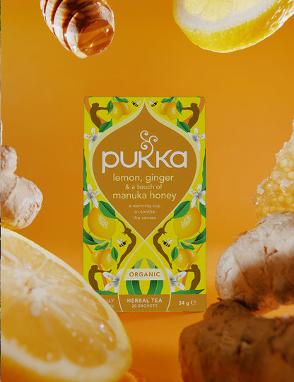 Lemon, Ginger & a touch of Manuka Honey