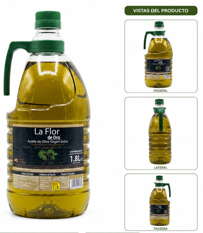 LA FLOR DE ORO EXTRA VIRGIN OLIVE OIL 1.8L